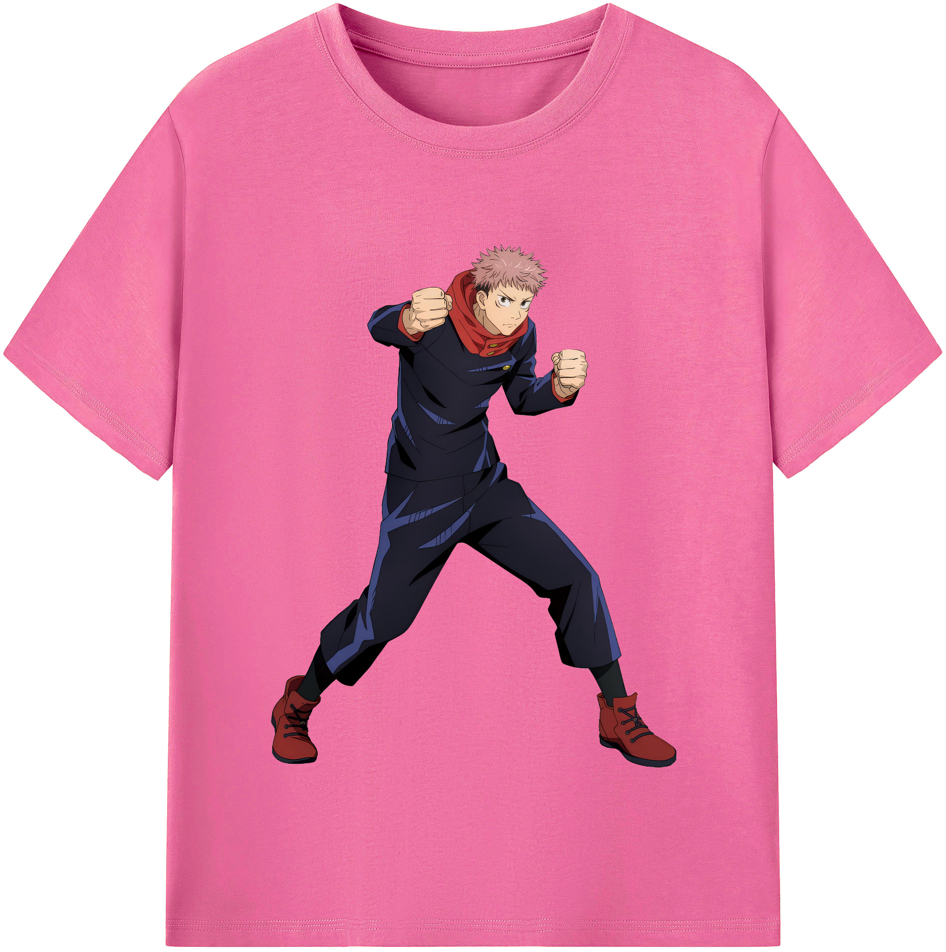 （画像用） 呪術廻戦 Jujutsu Kaisen レディースカジュアルプリントTシャツ（綿100％）